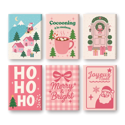 Coffret 6 peintures par numéro Cocooning Vibes – pour une ambiance cocooning et réconfortante – Maison Artsen