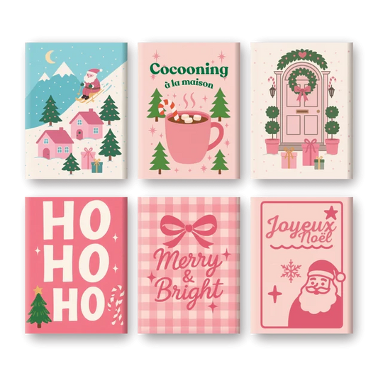 Coffret 6 peintures par numéro Cocooning Vibes – pour une ambiance cocooning et réconfortante – Maison Artsen