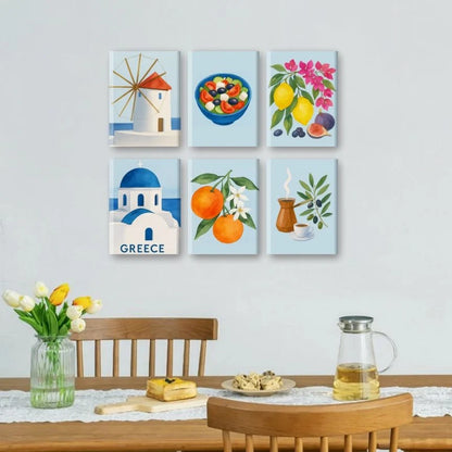 Peintures par numéro Été Grec en décoration murale – aux couleurs de l'Italie – Maison Artsen
