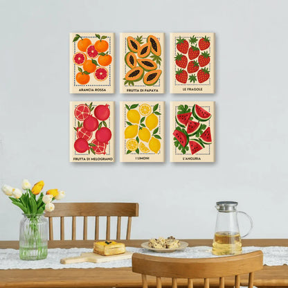 Peintures par numéro Fruits Ibériques en décoration murale – sur le thème de la nature – Maison Artsen