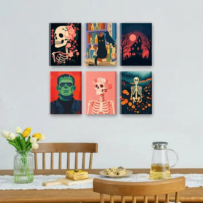 Peintures par numéro Halloween Spirit en décoration murale – sur le thème d'Halloween – Maison Artsen