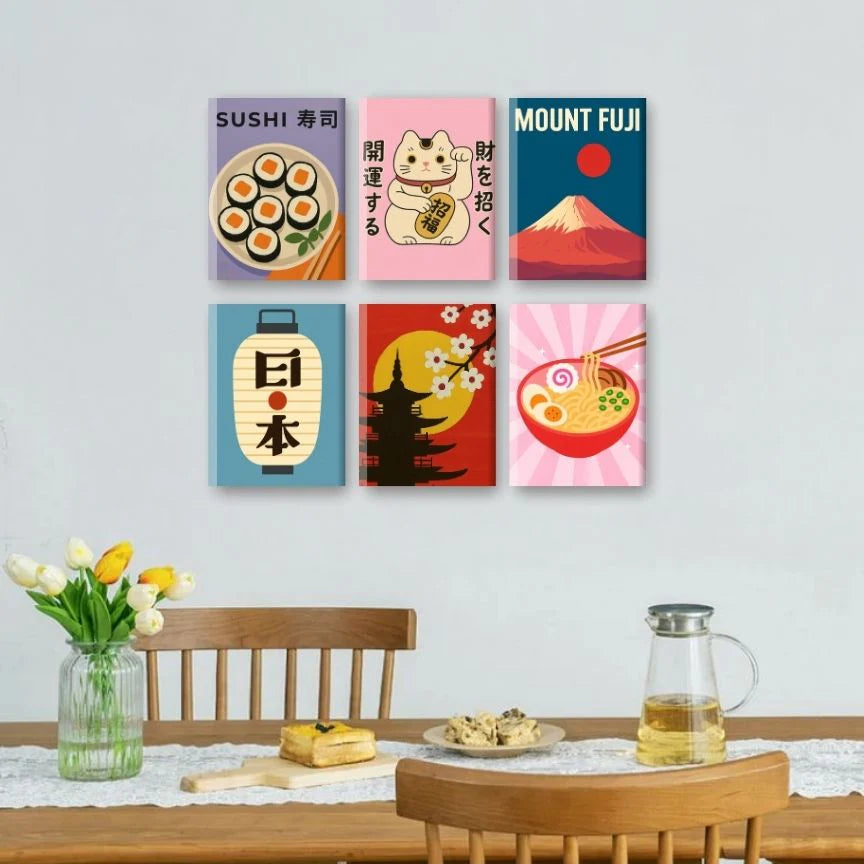 Peintures par numéro Kawaii en décoration murale – sur le thème des animaux – Maison Artsen