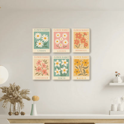 Peintures par numéro Market Flower en décoration murale – sur le thème de la nature – Maison Artsen