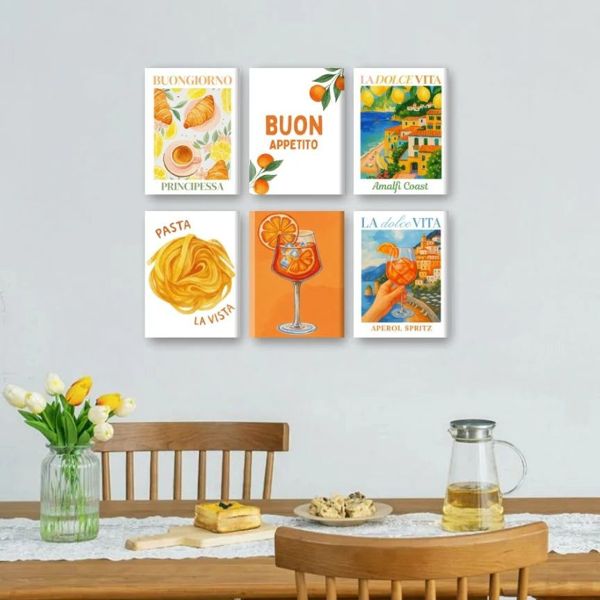 Peintures par numéro Miaaam en décoration murale – aux couleurs de l'Italie – Maison Artsen