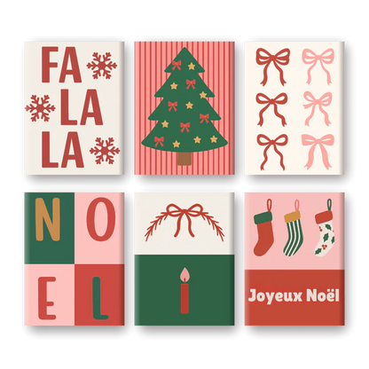 Coffret 6 peintures par numéro NOËL – pour un Noël magique – Maison Artsen