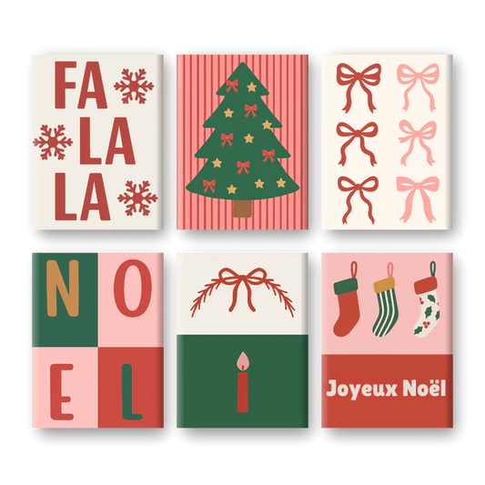 Coffret 6 peintures par numéro NOËL – pour un Noël magique – Maison Artsen