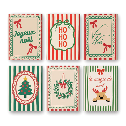 Coffret 6 peintures par numéro Vive Noël – pour un Noël magique – Maison Artsen