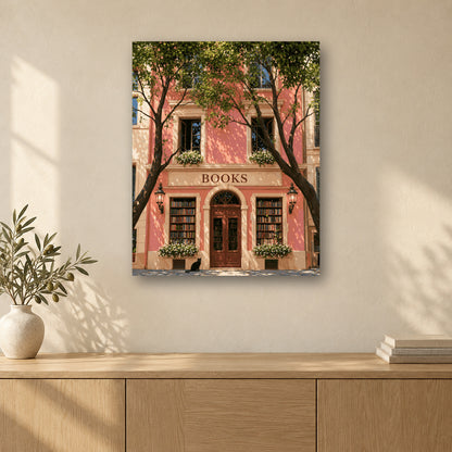 Tableau peinture par numéro La Maison des Histoires accroché dans un intérieur décoré, Maison Artsen