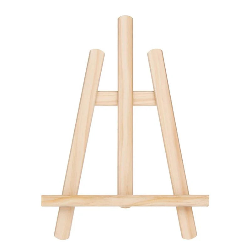 Peinture par numéro Petit chevalet en bois - Pack de 6 – détail toile – Maison Artsen
