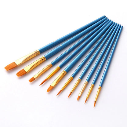 Peinture par numéro Pack de 12 pinceaux – détail toile – Maison Artsen