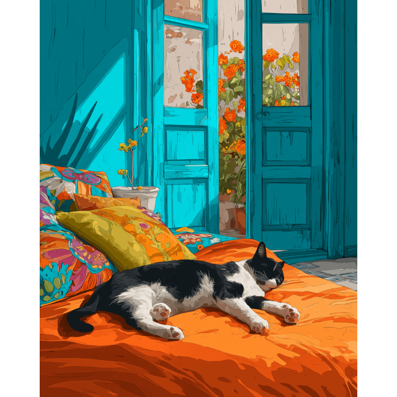 Colorful Nap Paint-by-Numbers Kit – Maison Artsen