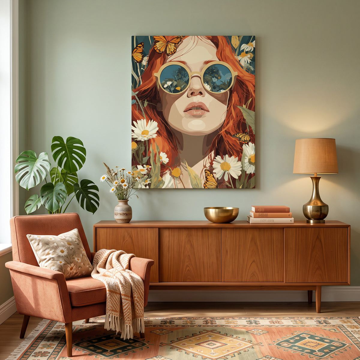 Through Floral Glasses Paint-by-Numbers Kit – Maison Artsen