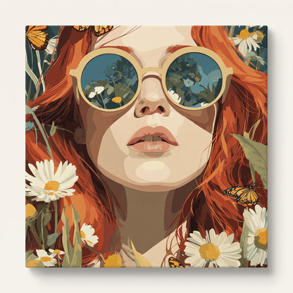 Through Floral Glasses Paint-by-Numbers Kit – Maison Artsen