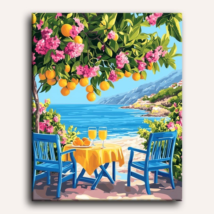 Citrus by the Sea Paint-by-Numbers Kit – Maison Artsen