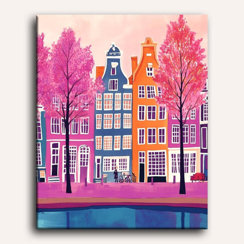 Lively Amsterdam Paint-by-Numbers Kit – Maison Artsen
