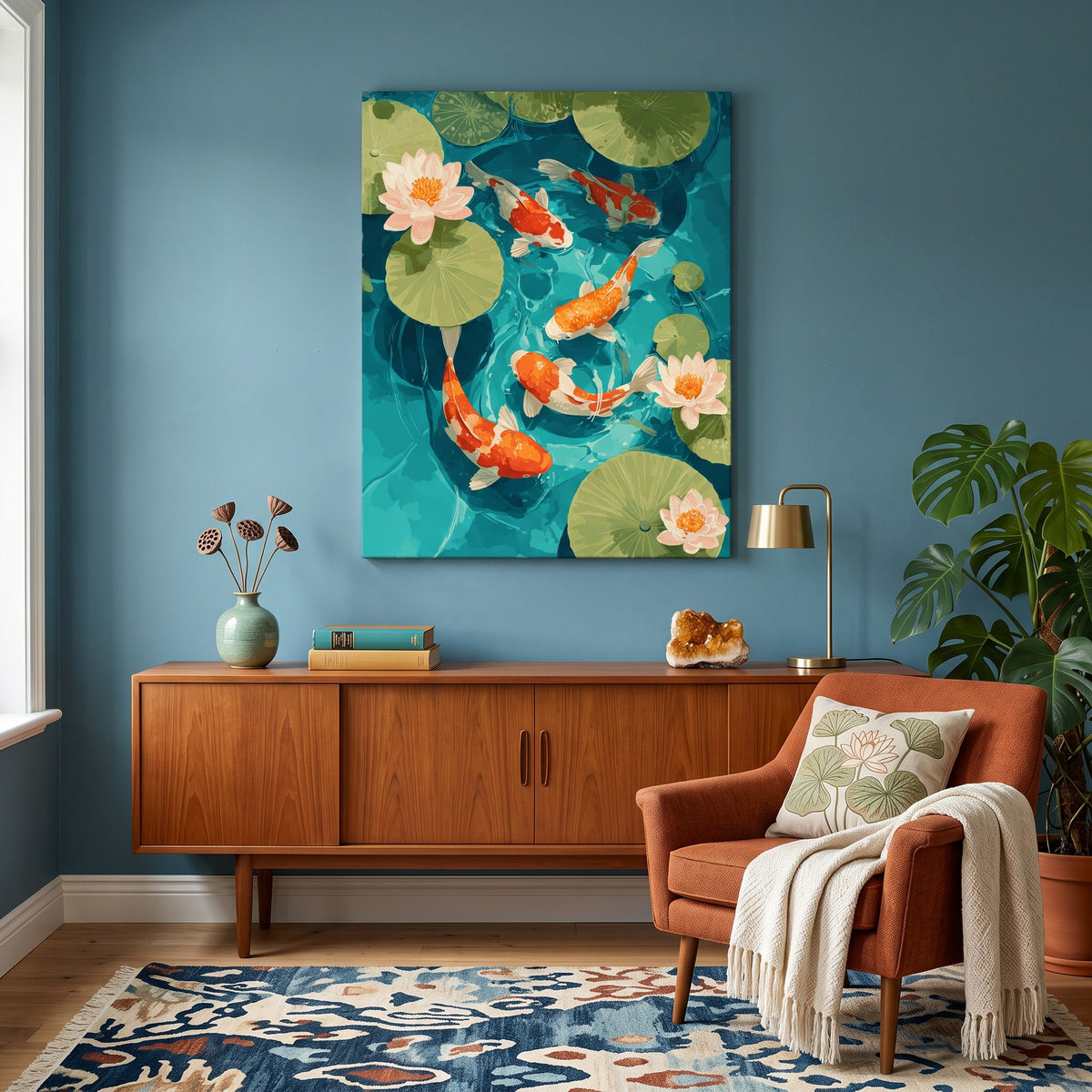 Koi Pond Paint-by-Numbers Kit – Maison Artsen