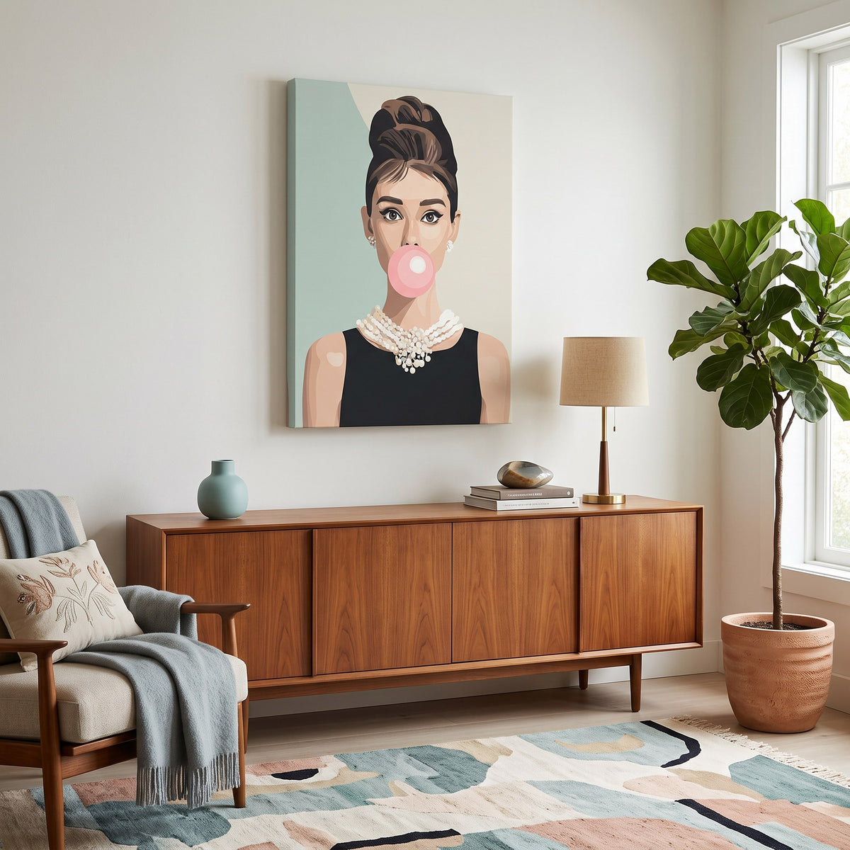 Bubblegum Bubble Paint-by-Numbers Kit – Maison Artsen