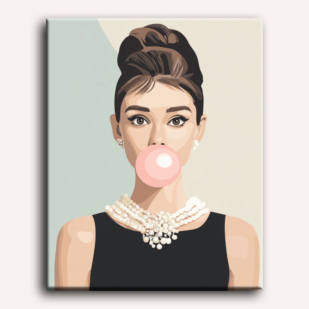 Bubblegum Bubble Paint-by-Numbers Kit – Maison Artsen