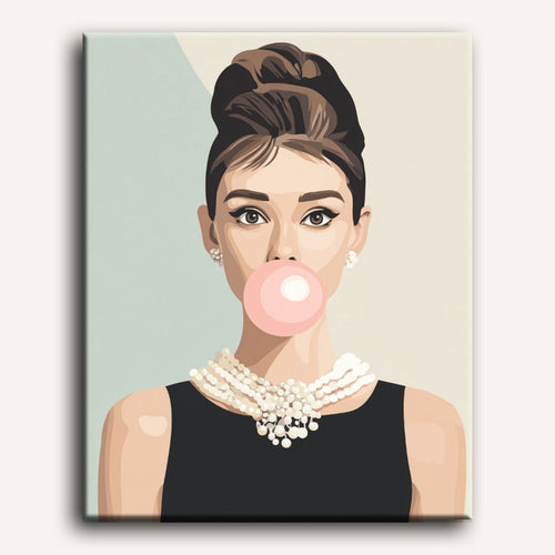 Bubblegum Bubble Paint-by-Numbers Kit – Maison Artsen