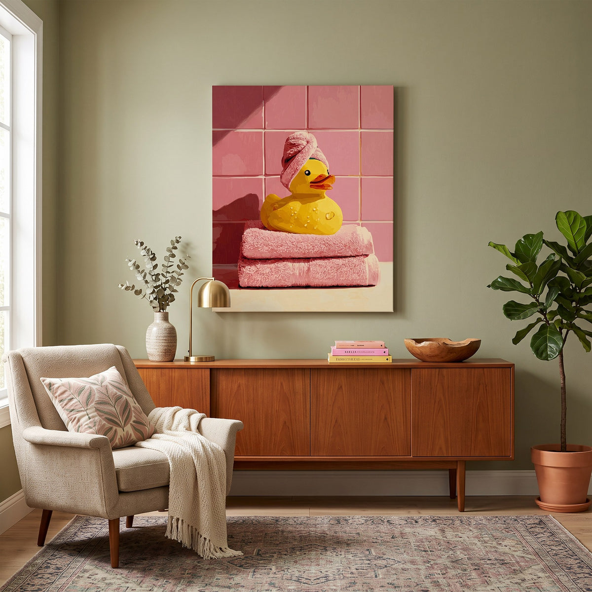 Duck at the Spa Paint-by-Numbers Kit – Maison Artsen