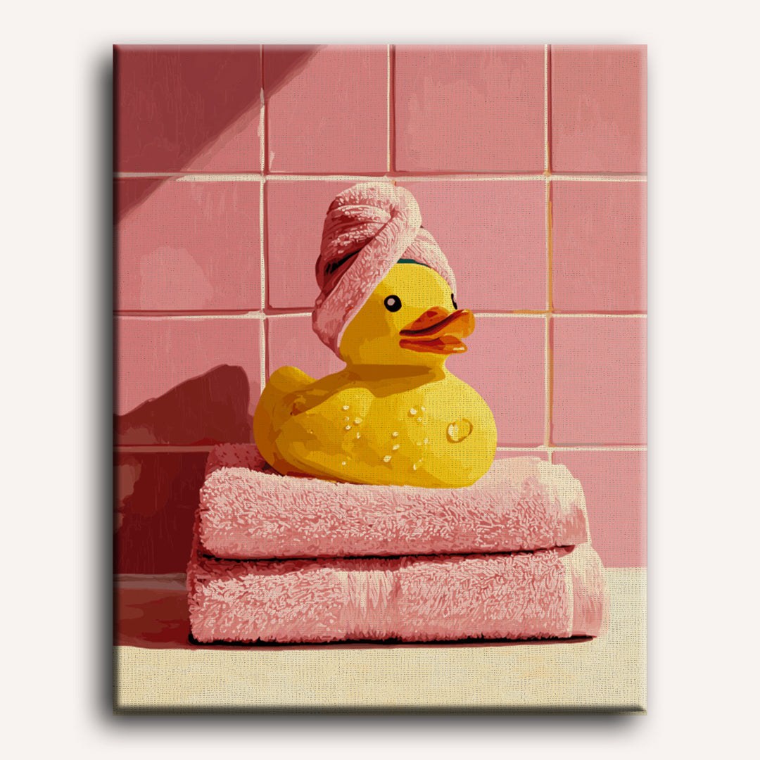 Duck at the Spa Paint-by-Numbers Kit – Maison Artsen