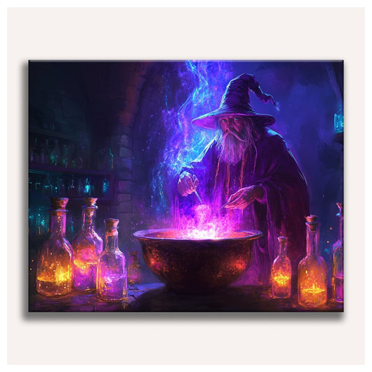 Cauldron of Light paint by numbers for adults, Maison Artsen