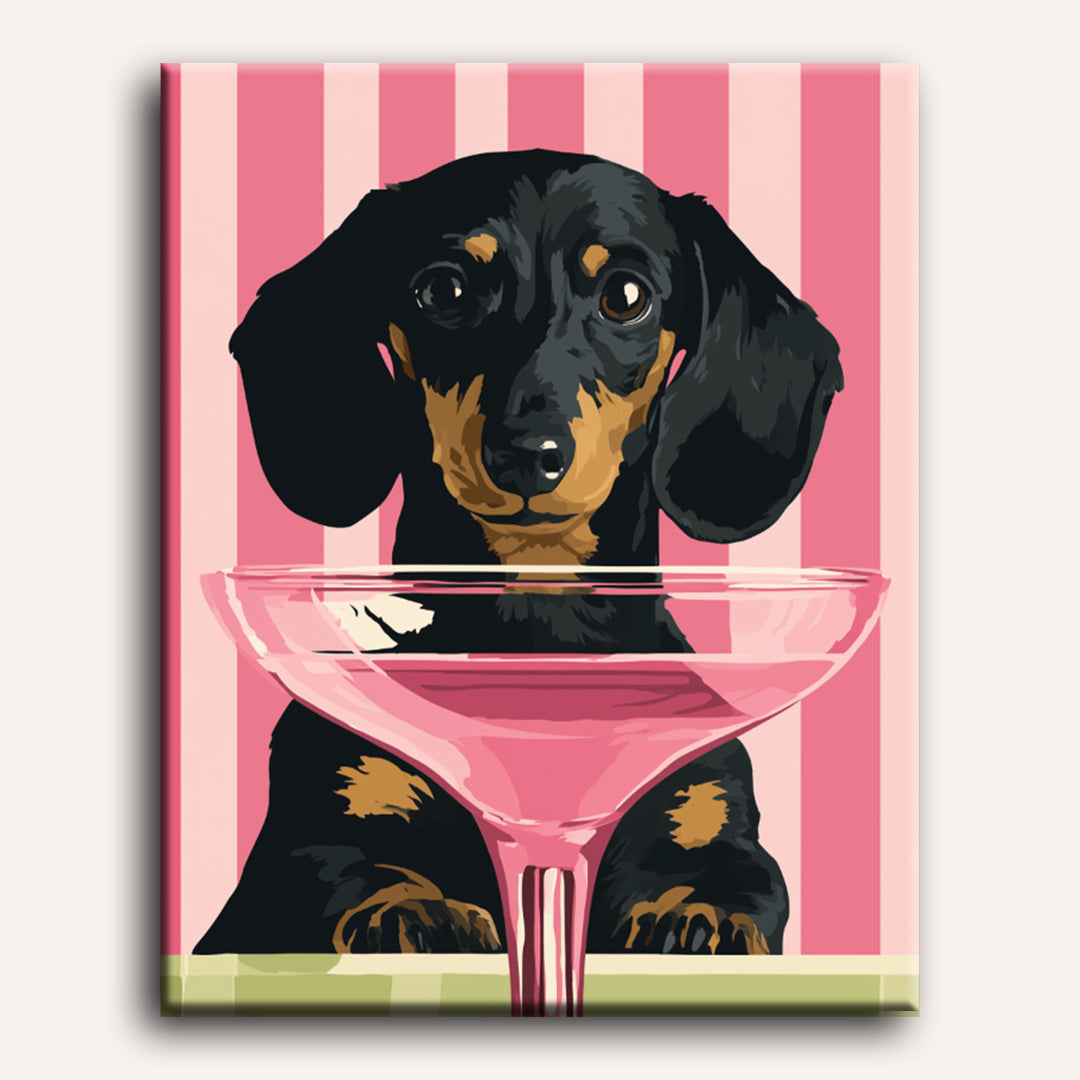 Cocktail Dog Paint-by-Numbers Kit – Maison Artsen