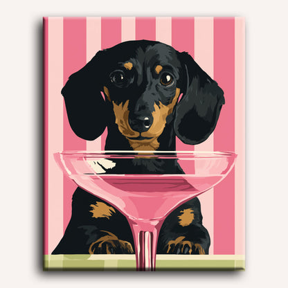 Cocktail Dog Paint-by-Numbers Kit – Maison Artsen