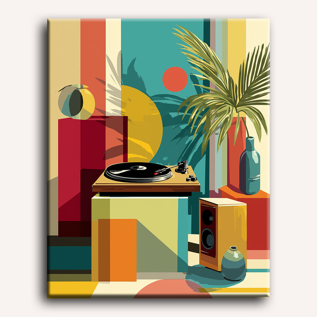 Audio Corner Paint-by-Numbers Kit – Maison Artsen