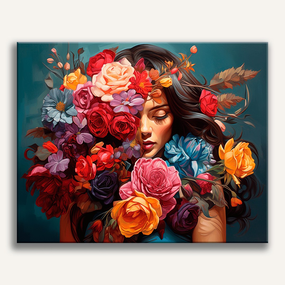 Rose Crown Paint-by-Numbers Kit – Maison Artsen