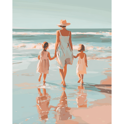 Deux Filles - Peinture par numéro Maison Artsen