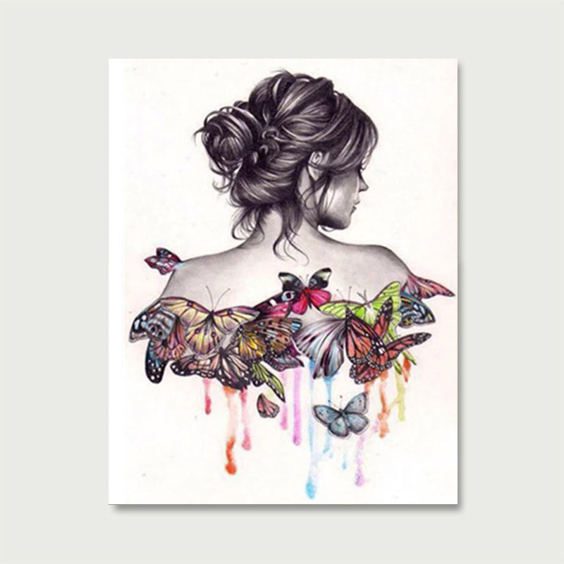 Back to the Butterflies Paint-by-Numbers Kit – Maison Artsen
