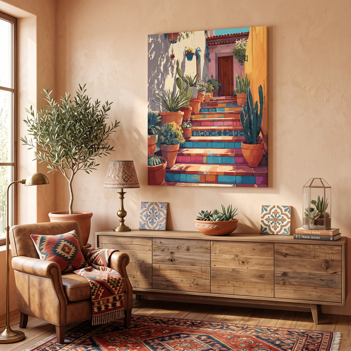Mexican Steps Paint-by-Numbers Kit – Maison Artsen