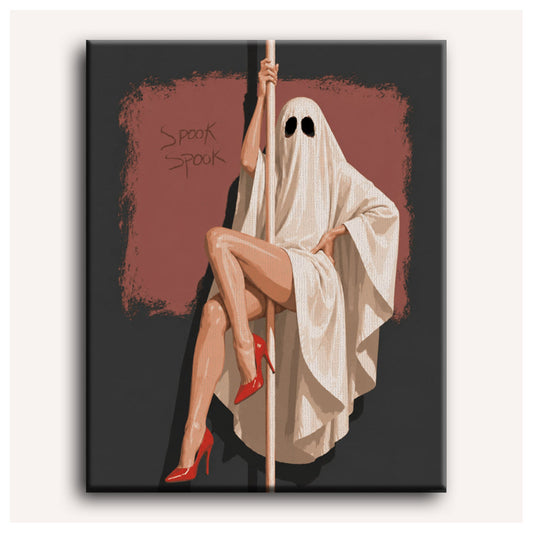Ghost on the Pole paint by numbers for adults, Maison Artsen