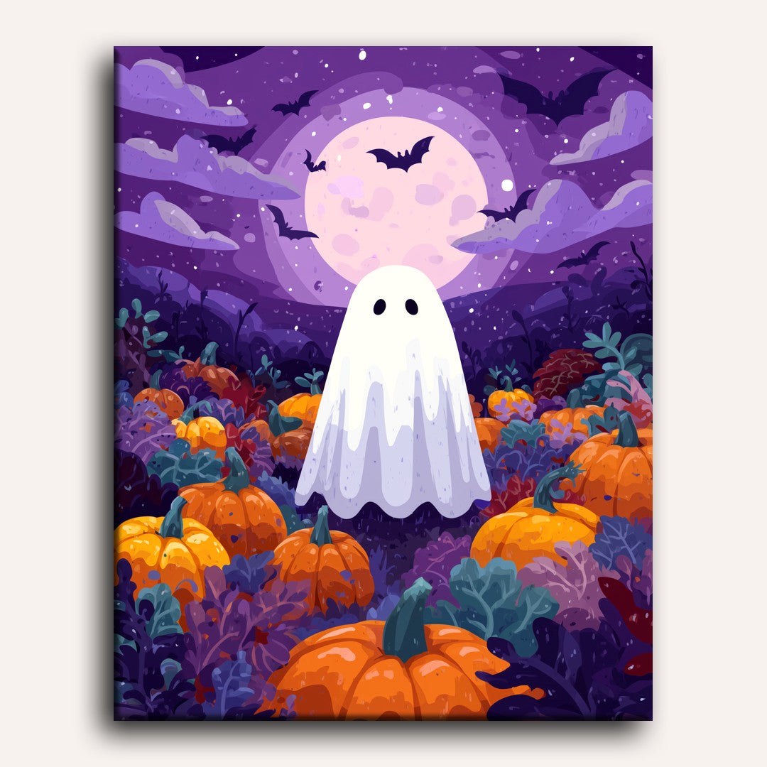 Midnight Ghost Paint-by-Numbers Kit – Maison Artsen