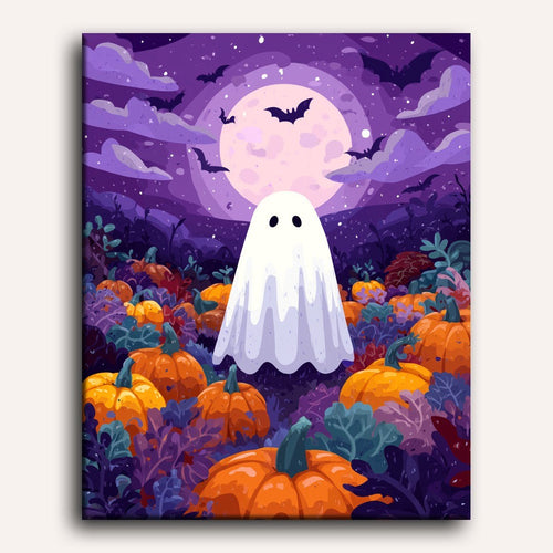 Midnight Ghost Paint-by-Numbers Kit – Maison Artsen