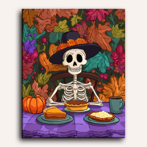 Spooky Feast Paint-by-Numbers Kit – Maison Artsen