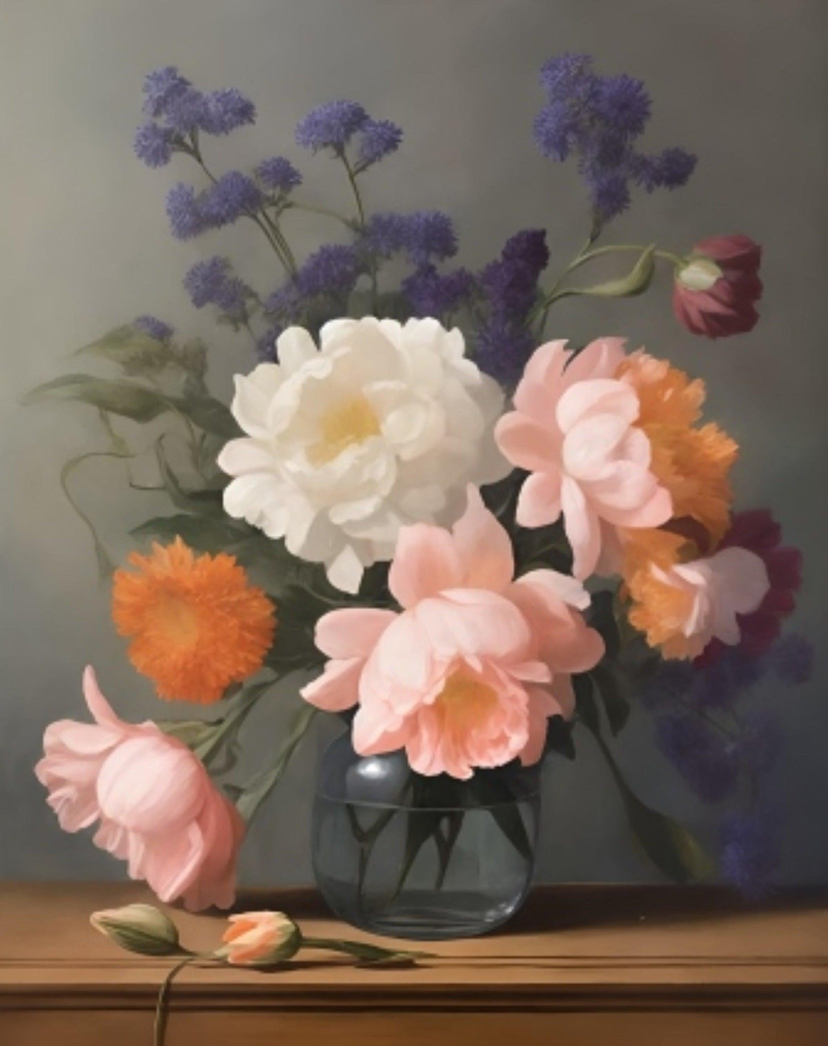Fresh Flowers in a Vase Paint-by-Numbers Kit – Maison Artsen