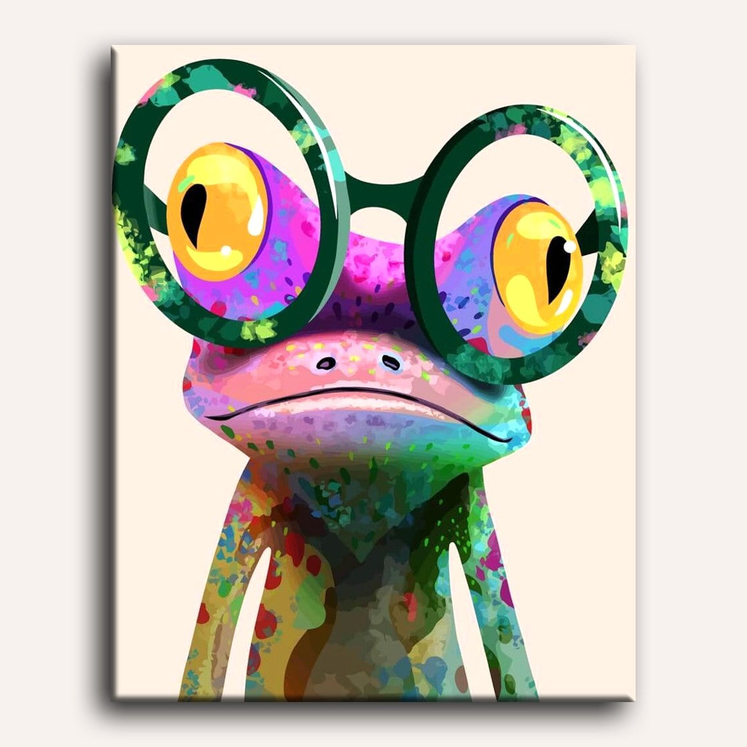 Happy Frog Paint-by-Numbers Kit – Maison Artsen