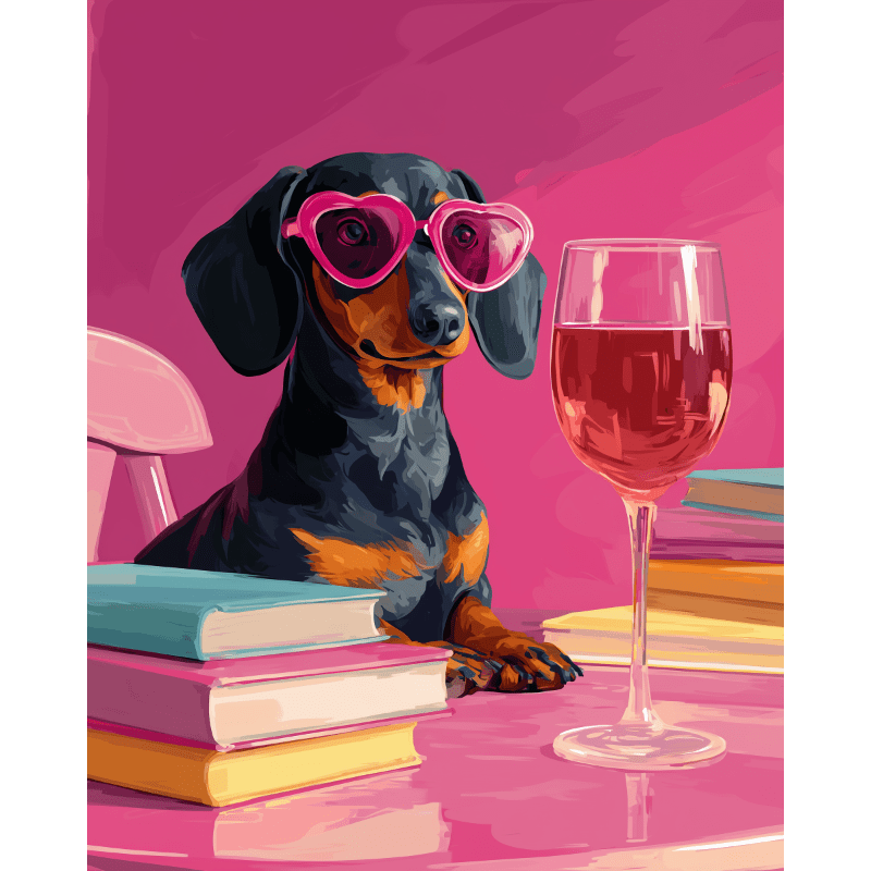 Chic Happy Hour Paint-by-Numbers Kit – Maison Artsen