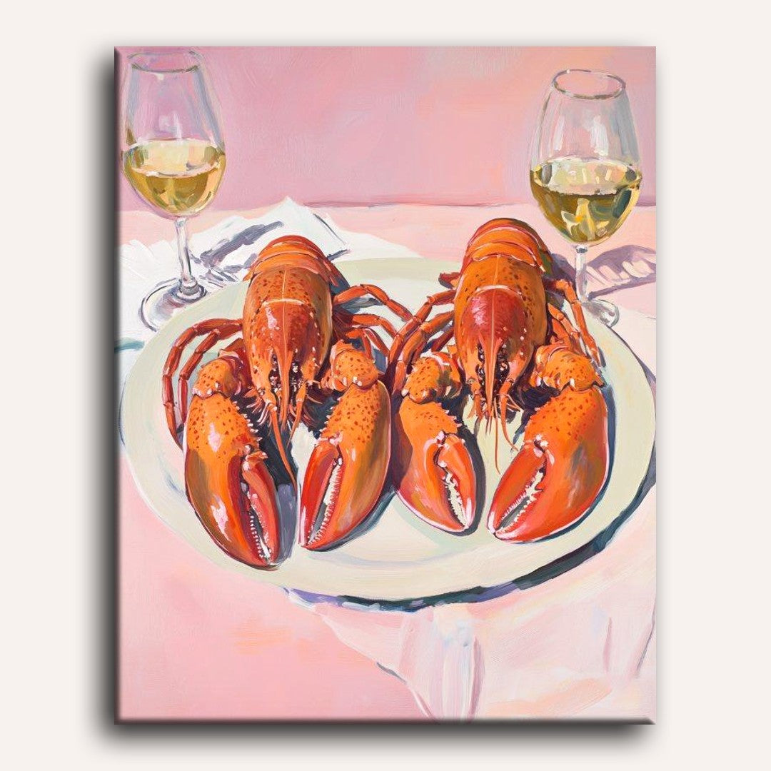 Royal Lobster Paint-by-Numbers Kit – Maison Artsen