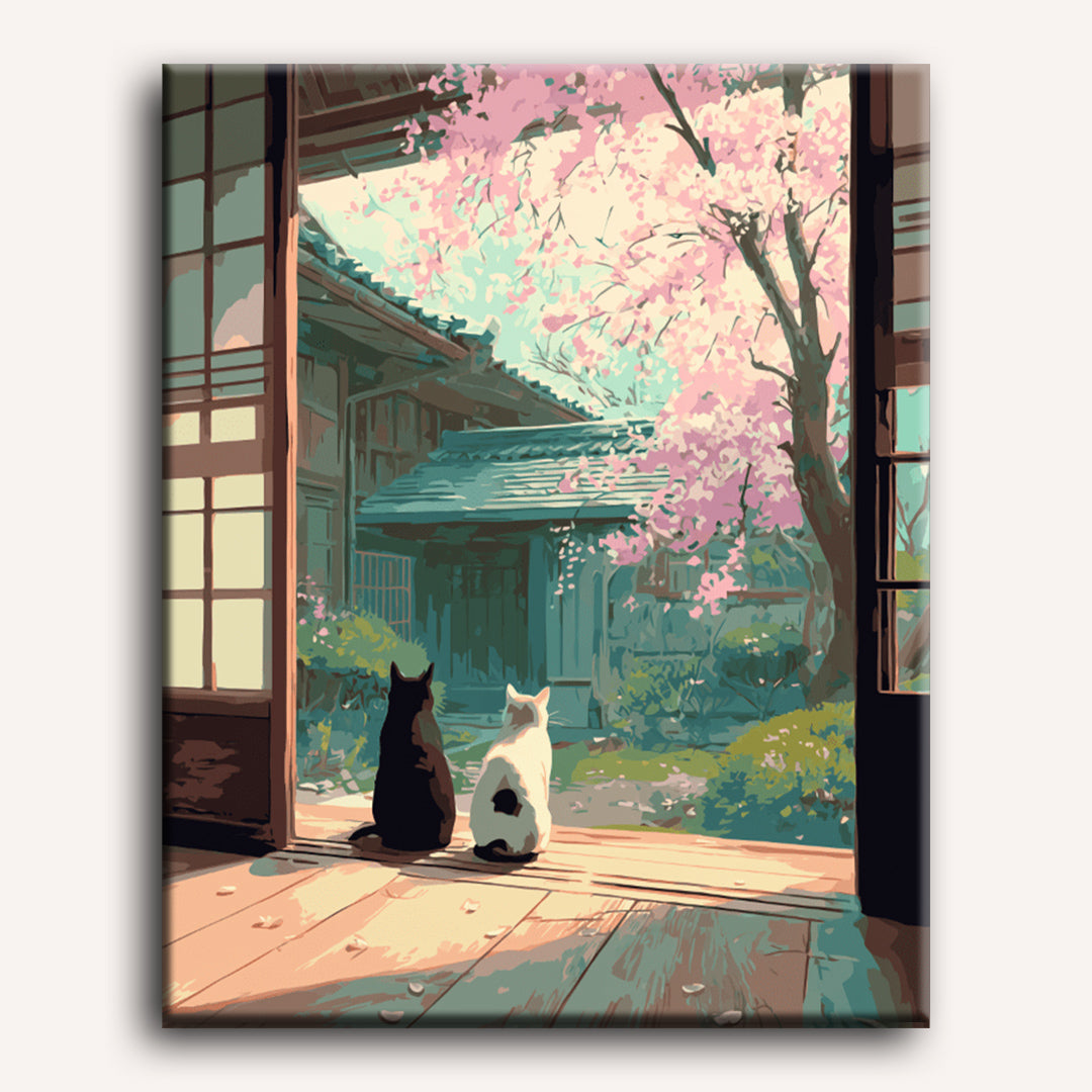 Japanese Serenity Paint-by-Numbers Kit – Maison Artsen
