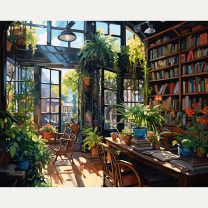 Winter Garden Paint-by-Numbers Kit – Maison Artsen