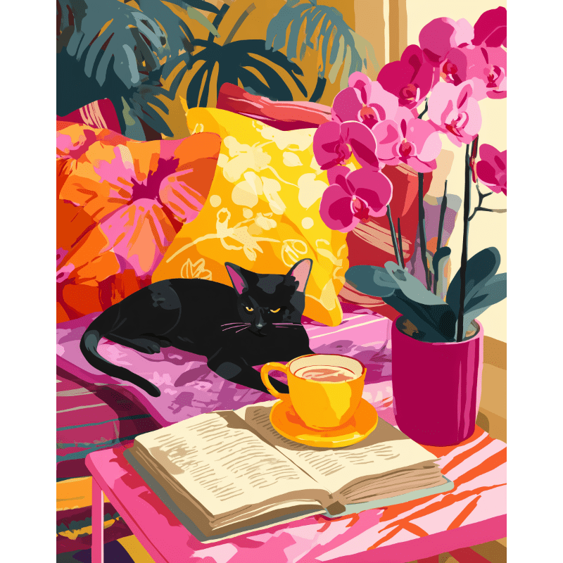Lazy Day Paint-by-Numbers Kit – Maison Artsen