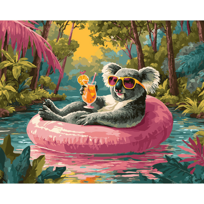 Cool Koala Paint-by-Numbers Kit – Maison Artsen