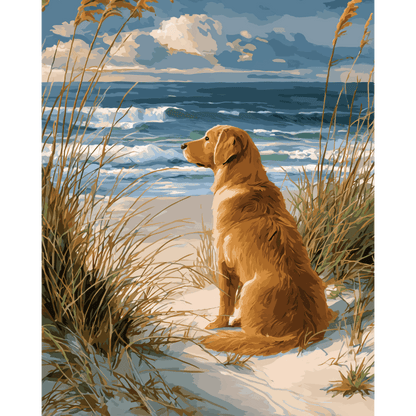 Labrador Patient - Peinture par numéro Maison Artsen