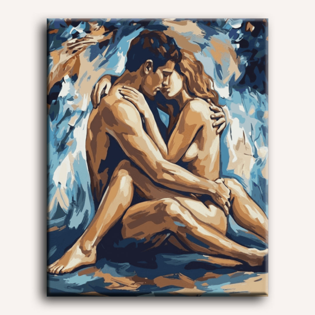 Passionate Lovers Paint-by-Numbers Kit – Maison Artsen
