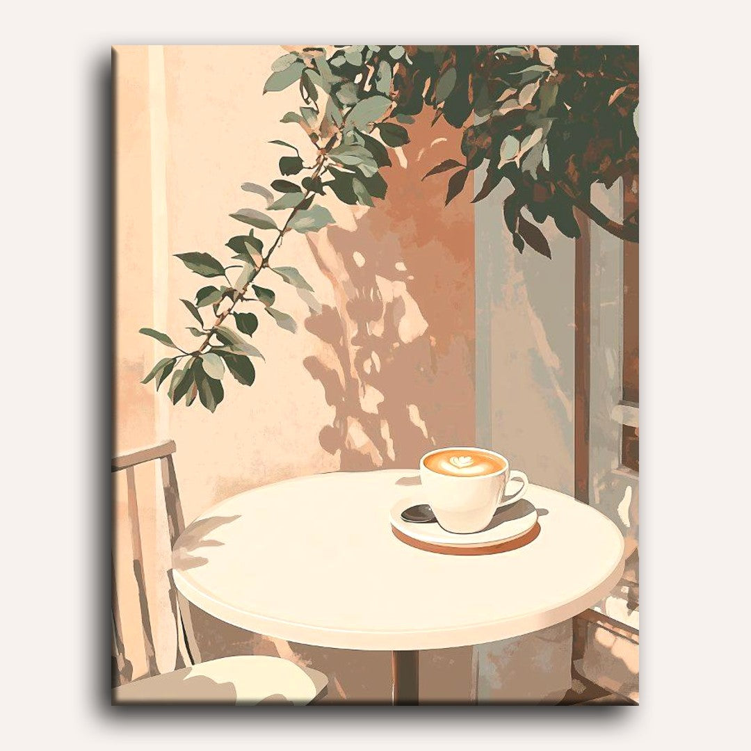 Morning Coffee Paint-by-Numbers Kit – Maison Artsen