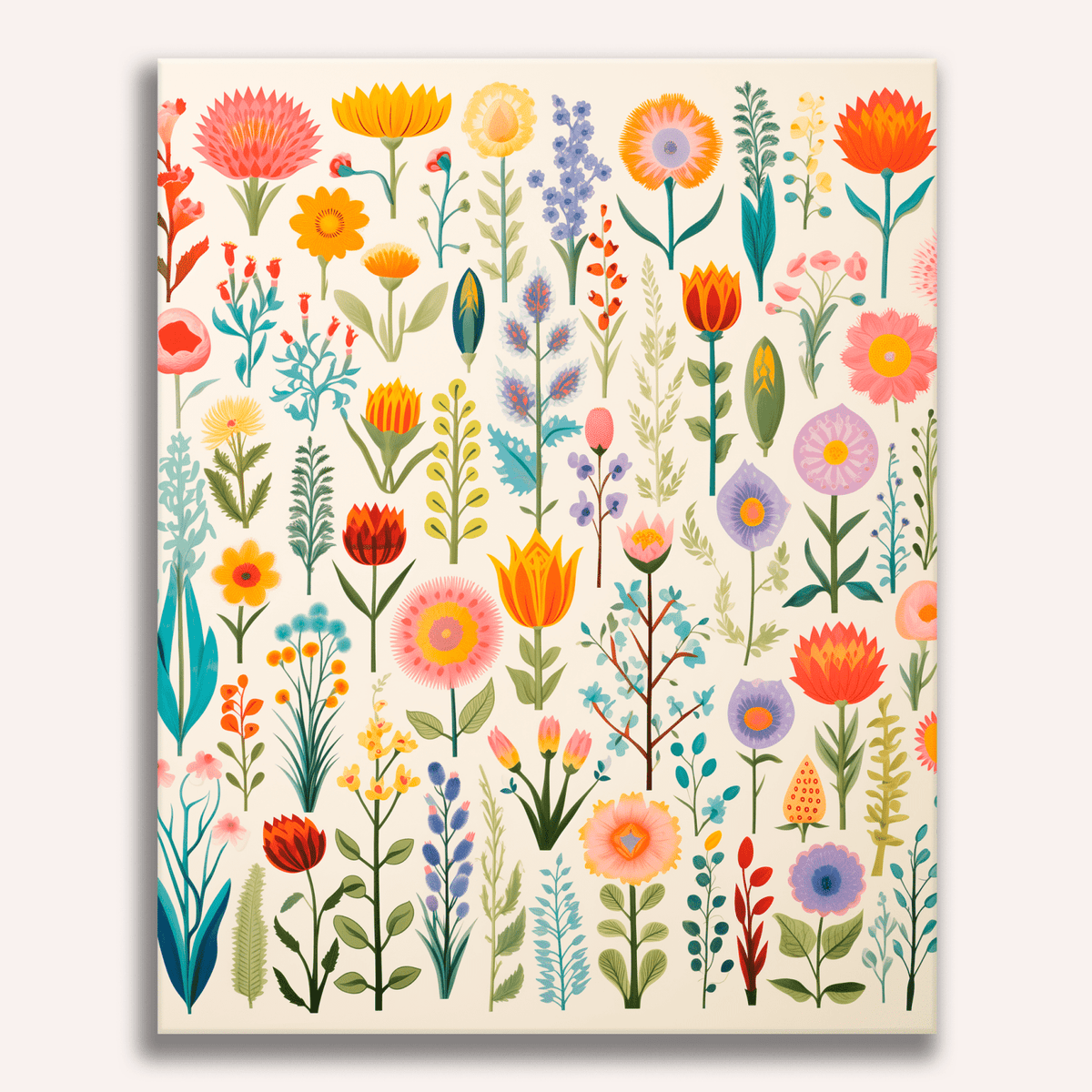 Flower Collection Paint-by-Numbers Kit – Maison Artsen
