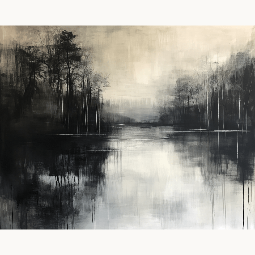 Melancholy Reflection Paint-by-Numbers Kit – Maison Artsen